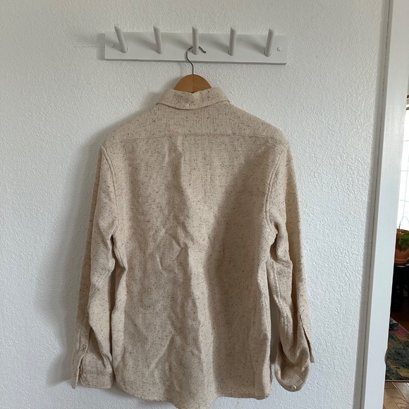 COPY - Taylor Stitch Cream button up with waffle texture. - Picture 2 of 2